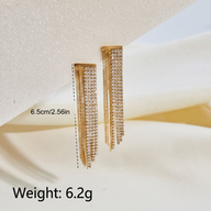 Crystal Cascade Tassel Drops