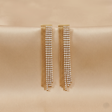 Crystal Cascade Tassel Drops